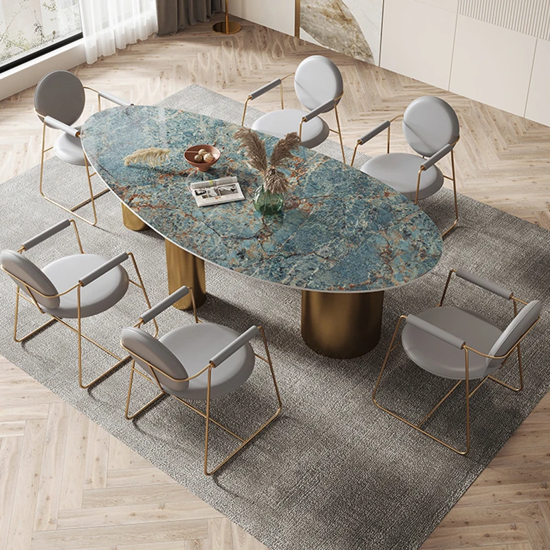 

Hall Modern Dining Table Living Room Side Kitchen Island Coffee Conference Tables Dinning Mesa Plegables Patio Furniture