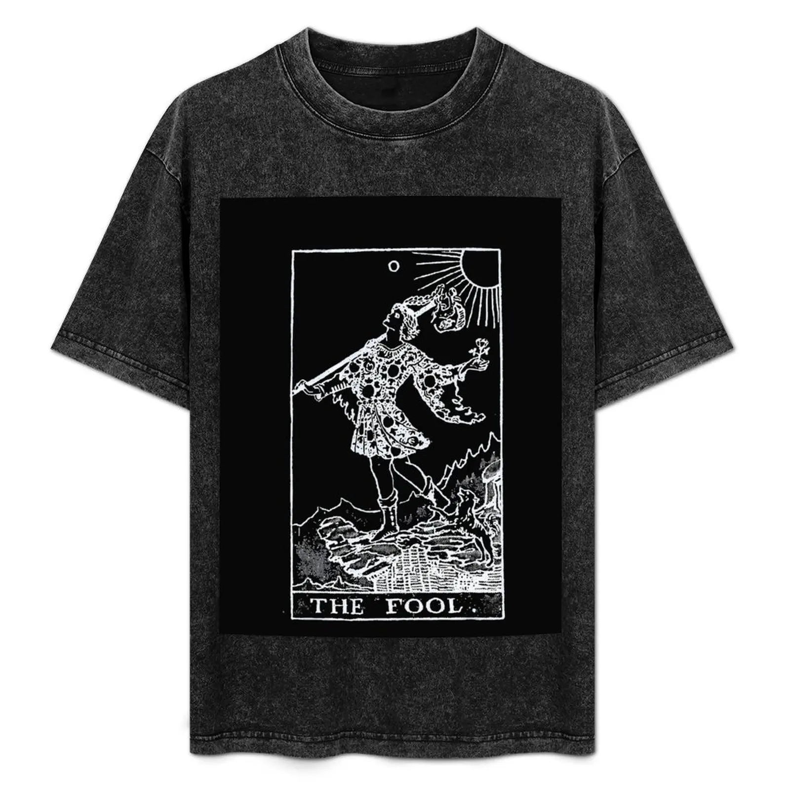 

The Fool Tarot Card T-Shirt Plus Size Summer Short Sleeve T-Shirt