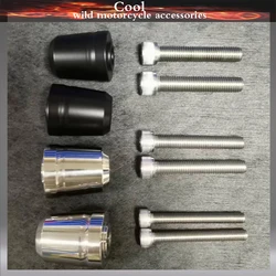 Motorcycle Stainless Steel Handlebar Grips Bar Ends Cap Plug For BMW F800R F850GS F800GS F650GS R1200GS F800 K1300 Handle Grip