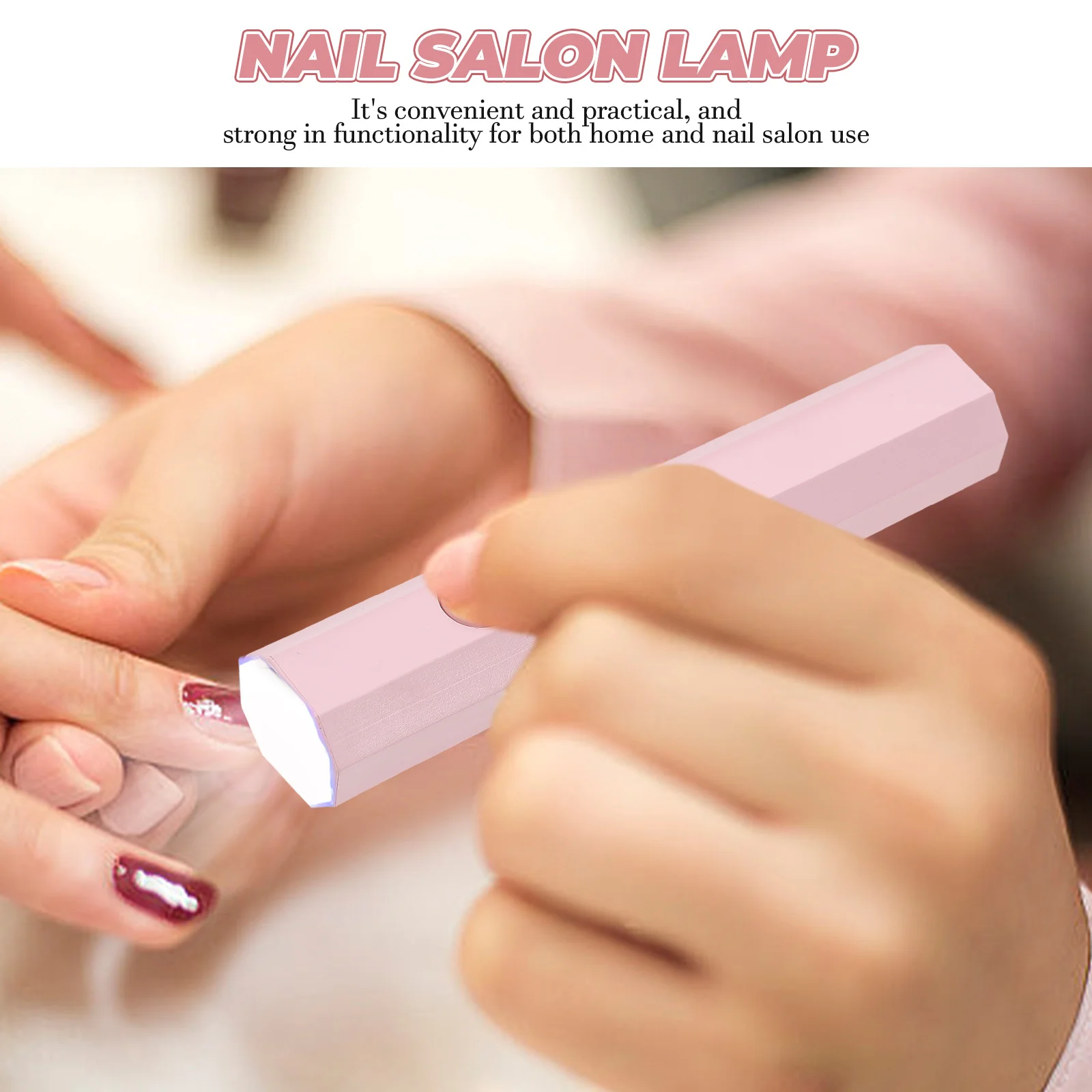 Mini-Nagelkunstlampe, tragbarer Maniküre-Nageltrockner, schnell trocknendes UV-Gel-Nagellacklicht für Nägel, Heimsalon, Verwendung von Maniküre-Werkzeugen