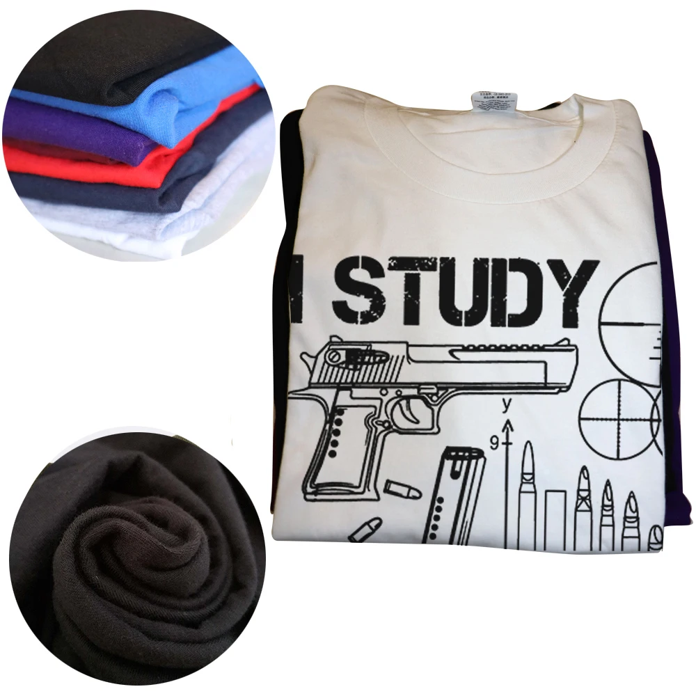 تي شيرت بأكمام قصيرة ورقبة مستديرة ، أدرس عشاق Triggernometry ، توبات صاحب بندقية ، ملابس غير رسمية ، موضة أساسية