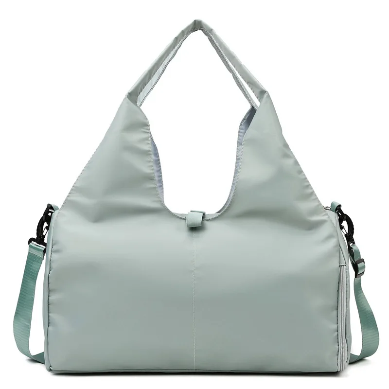 LH fashion messenger short trip waterproof independent shoe compartment shoulder training bag