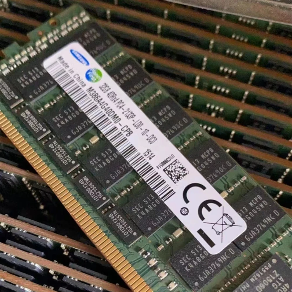 1PCS 32GB DDR4 2133 4DRX4 PC4-2133P For Samsung RAM Server Memory M386A4G40DM0-CPB
