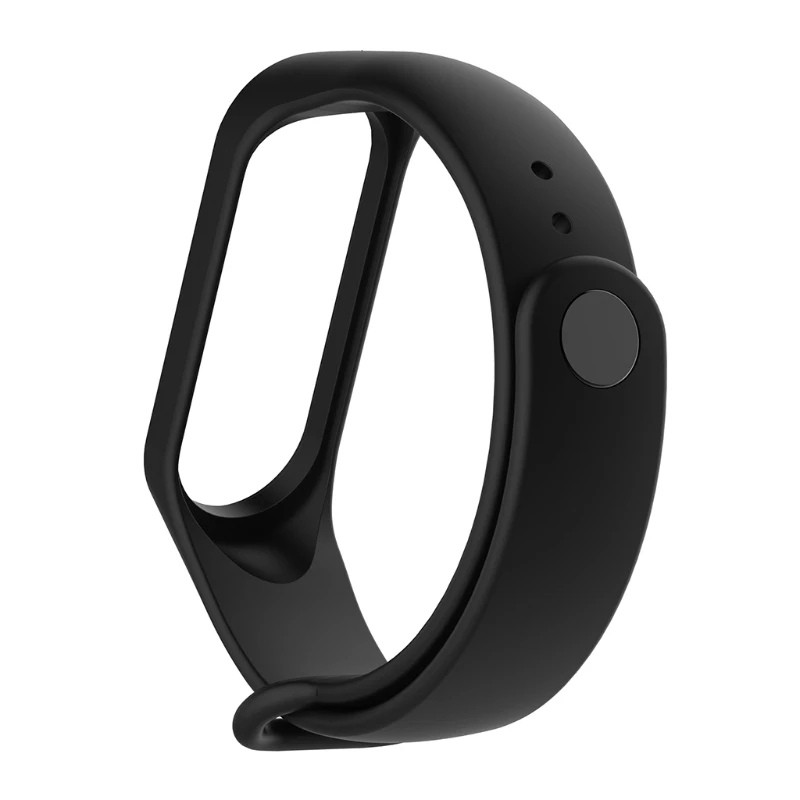 Bracelet de rechange en silicone pour Mi Band 3 et 4, durable, résistant à la transpiration, réglable, bracelets de montre intelligents