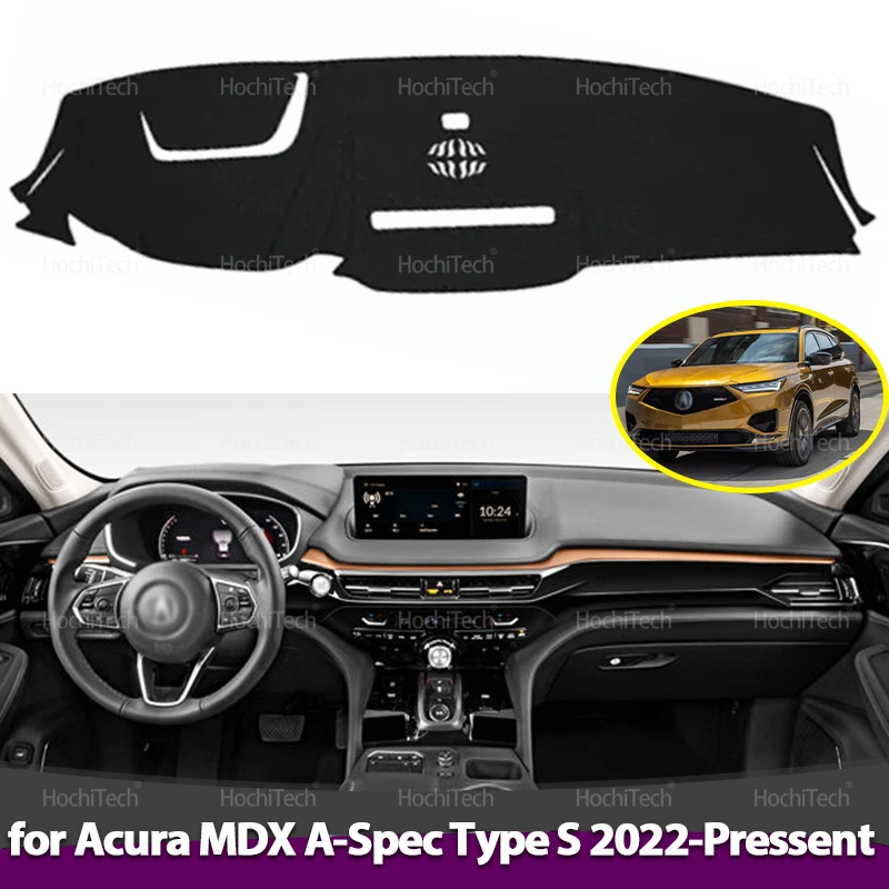 

Солнцезащитный козырек на приборную панель для Acura MDX A-Spec Type S YD8 YD9 YE1 4Gen 2022-Pressent Mat Avoid Light Pad Анти-УФ Нескользящий ковер