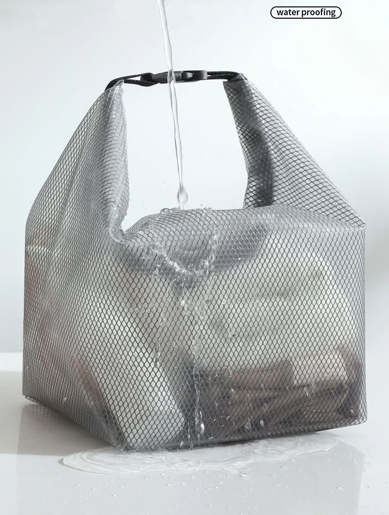 Waterproof Storage Bag, Fitness Clothing, Swimming Bathroom, Large Capacity Drawstring, Men's And Women's Outdoor Toiletries Bag
