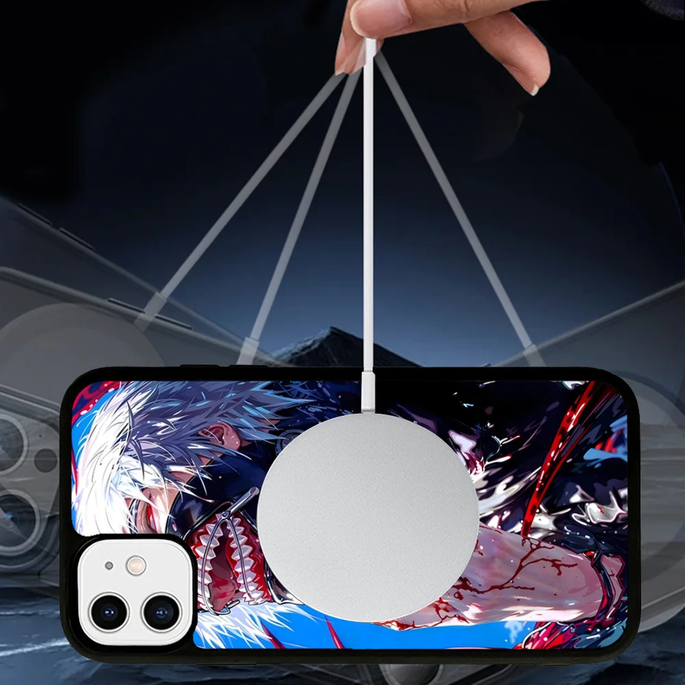 Anime Tokyo Ghoul Phone Case Magnetic Case For iPhone 16 14 13 12 11 15 Pro Max Plus For Magsafe Wireless Charge Cov