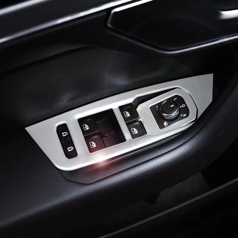 

For Volkswagen 19-24 new Touareg stainless steel window control panel decorative stickers interior modification accessories