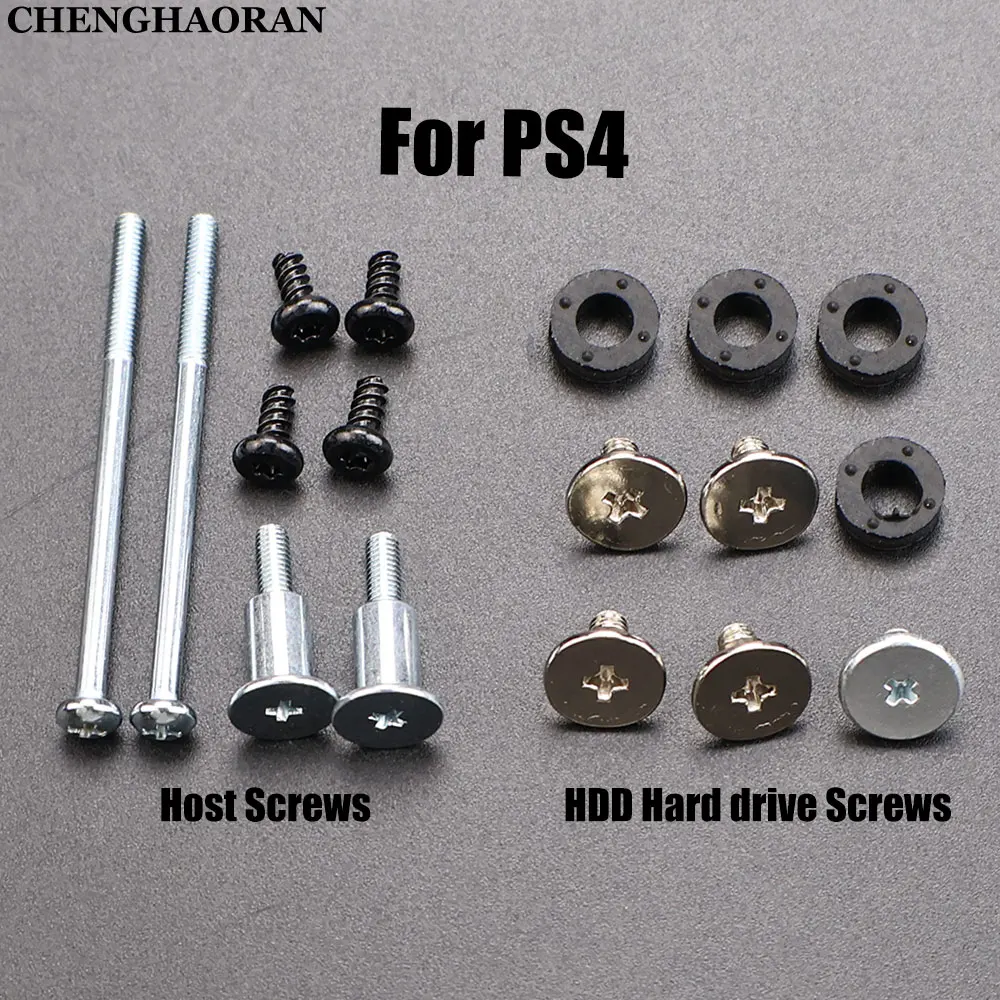 

For PS4 1000/1100 Game Console Host Housing Shell Screws Set Replacement For PS4 HDD Hard Drive Bracket Screws