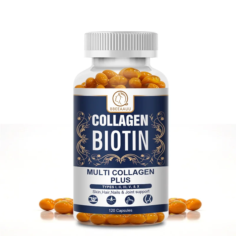 

BEAU Collagen Biotin Capsule for Hair Growth Hair, Nails & Skin Healthy Dietary Supplement for Alopecia Areata and Hair Loss