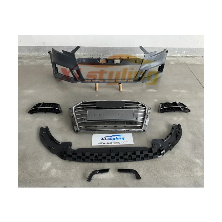 Pare-choc Avant S3 avec Calandre pour Audi A3 URA Back 2015-2017, Mise à Niveau vers S3
