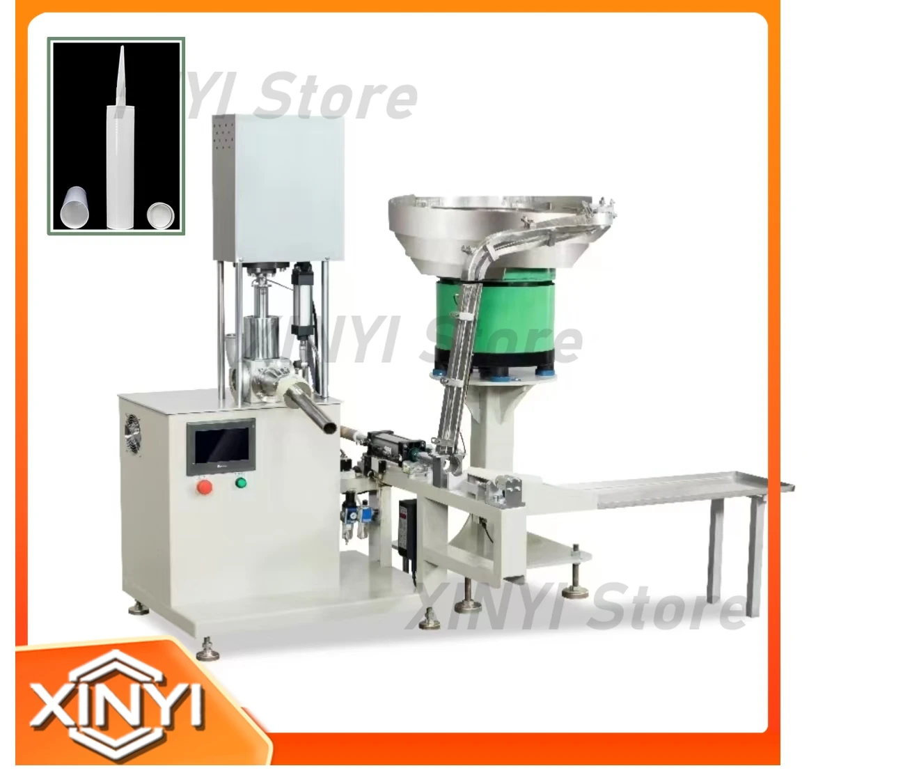 Semi Automatic High Precision Adhesive Filling Machine for 300ml Plastic Bottles for Silicone Sealant for 220V Industrial Use