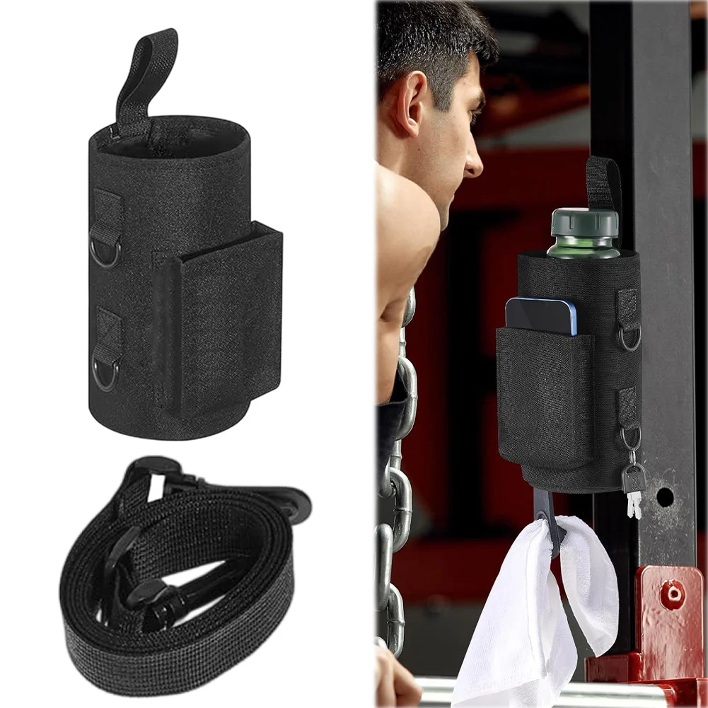 Magnetic Gym Bag with Shoulder Strap Water Bottle Holder Phone Holder for Men Women Workout Fitness Travel Outdoor
