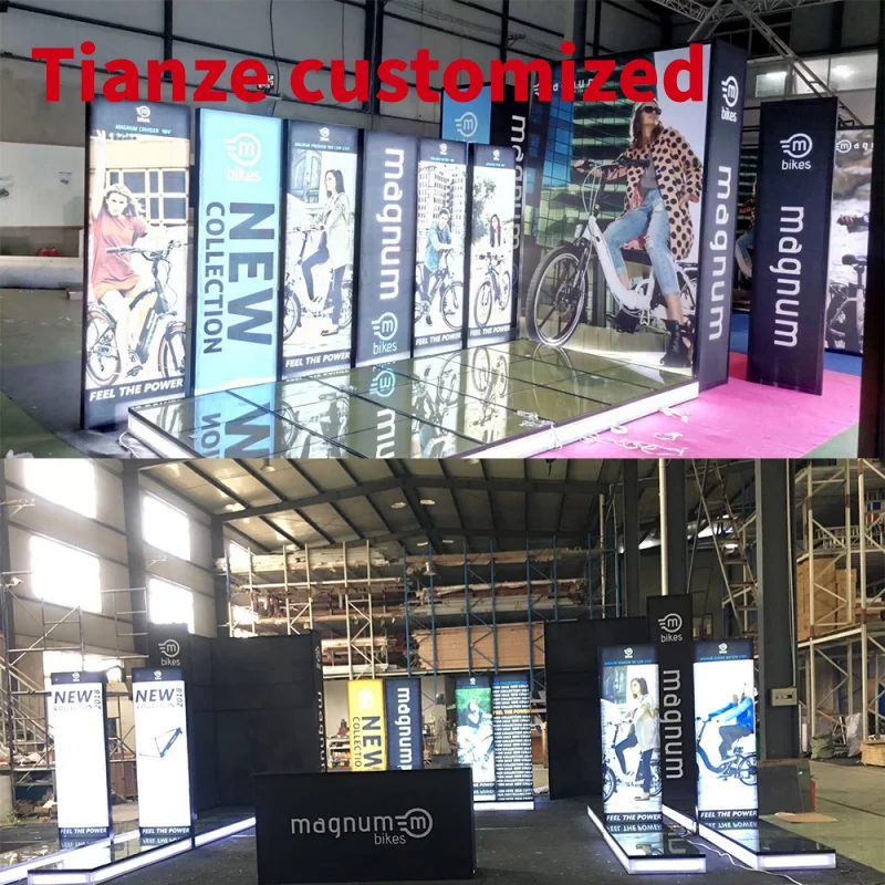 

(Customized) aluminum advertising SEG fabric LED light box store display sign backlit LED light box