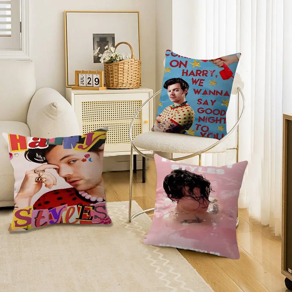 Singer HARRY STYLES Personalized Pillow Cover Kids Bedroom Wild Party Decor Pillowcase kid Birthday shower Gift