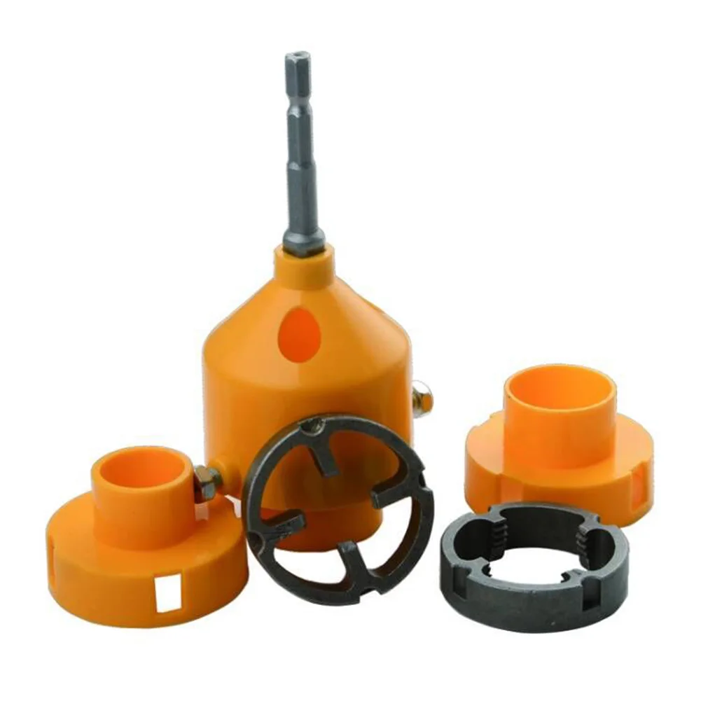 Pipe Threader With 1/2Inch 3/4 Inch 1 Inch Dies Pipe Round Die Plumbing PVC Thread Tool Water Pipe Plate Teeth Set for Threading