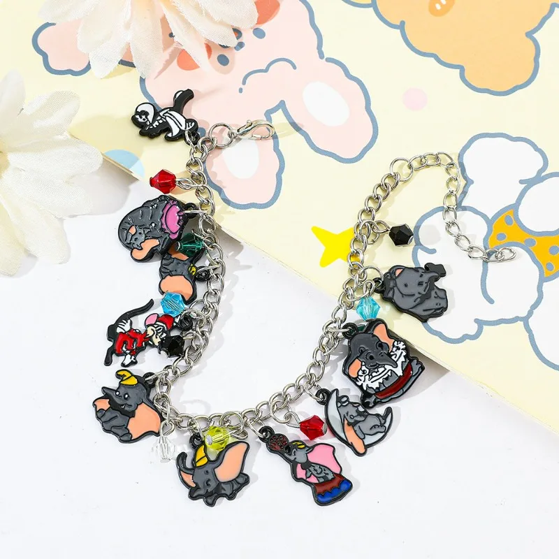 

Good-looking Fashion Matching: Cartoon Anime Flying Elephant Jewelry Bracelet Alloy Dripping Oil Pendant Jewelry Bracelet