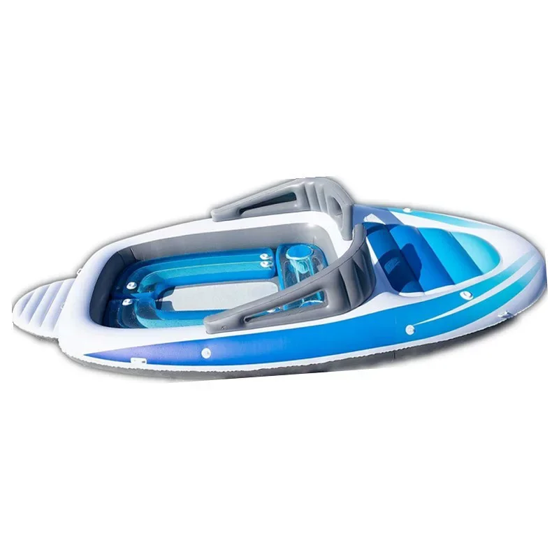 Inflatable Boat Leather Rafting Boat Inflatable Canoe Inflatable Yacht Water Boat Outdoor Party 6 People Island