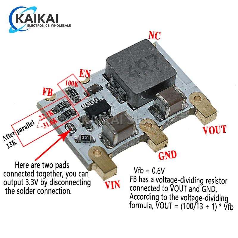 降圧電力レギュレーターモジュール,DC-DC v-16v 9v 12v〜5v 4.5v,3.3v,98% v,電力制御