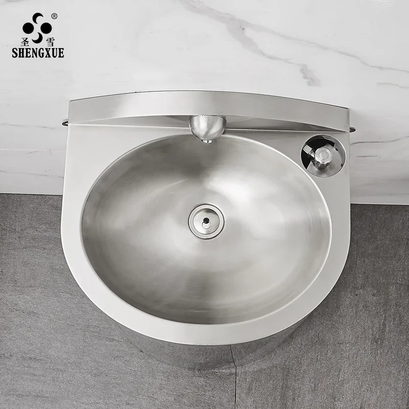 304 stainless steel washbasin, prison detention center washbasin, bathroom column basin