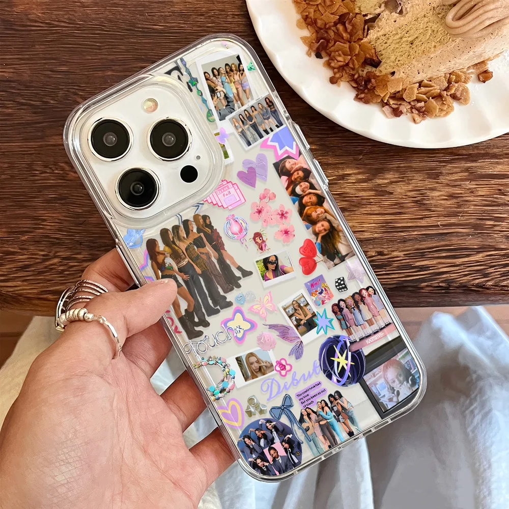 Heißer K-KPOP K-KATSEYEs Neue Telefon Fall Für IPhone 16 16e 15 14 13 12 11 Mini Pro Max X XR 7 8 Plus Transparent Weiche TPU Zurück Abdeckung