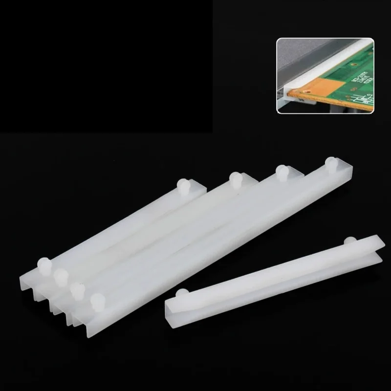 White Nylon Pc Spacer Board Fixing Cg250 ~ Cg-600 Circuit Pc Board Fixing Snap-in Guide Rail Long