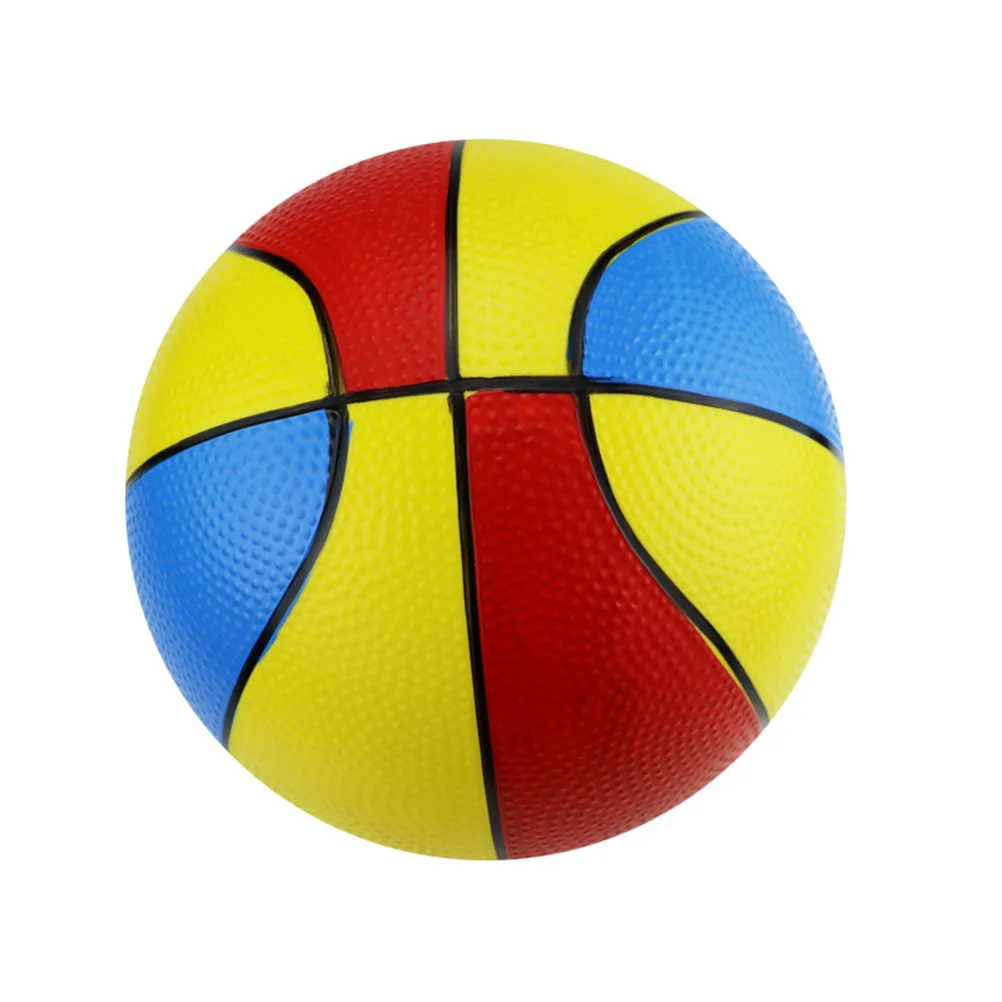4 pçs 8.5 polegadas pequena bola de praia inflável design de basquete colorido para crianças indoor ao ar livre jogar jogos divertidos bola inflável