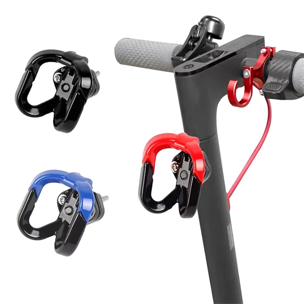 ABMW-Scooter Front Hook Carrying Hook Handy Hanger Hook for M365/1S/Pro/Pro Scooter Blue