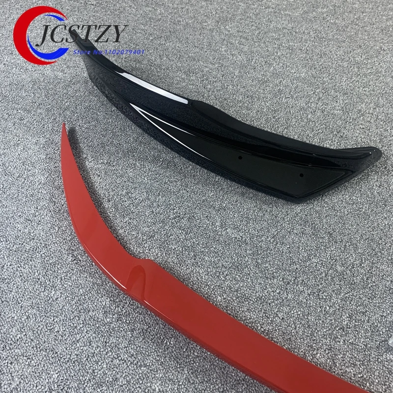 For Toyota C-HR CHR Front Bumper Lip Diffuser Protector Body Kit Spoiler Bumper Car Front Shovel Collision Sport Black 2018-2019