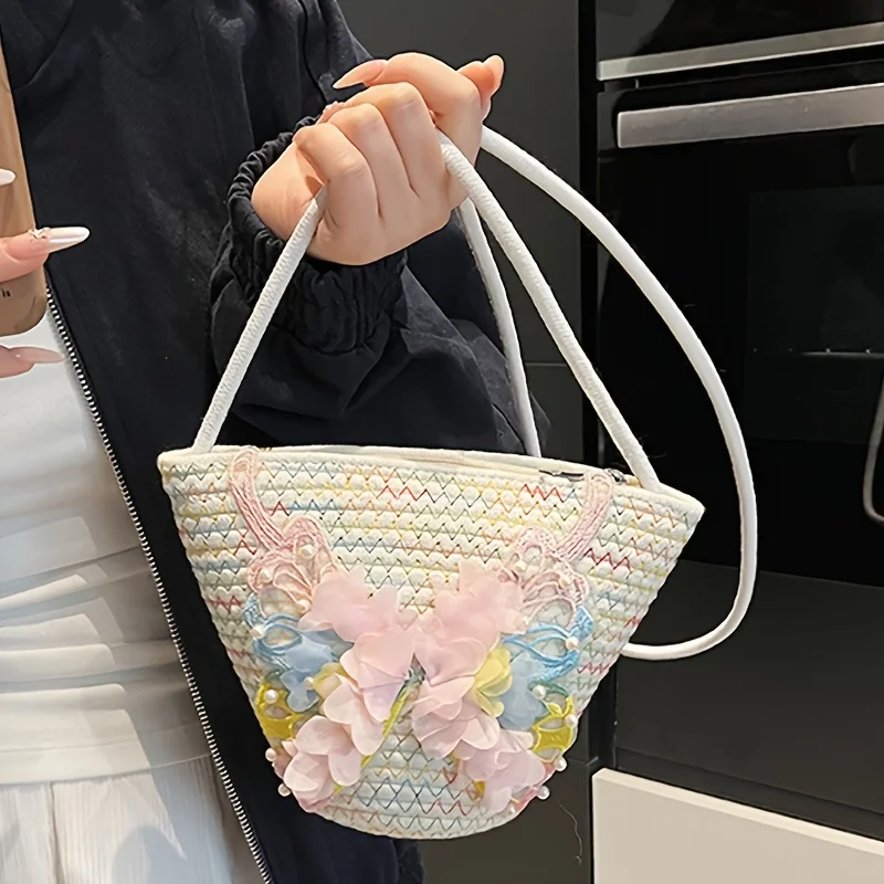 กระเป๋าถือสตรีทันสมัยลายผีเสื้อน่ารัก ใช้ได้ทุกวัน ออกงาน ช้อปปิ้ง ออกเดท สะพายไหล่หรือสะพายข้าง