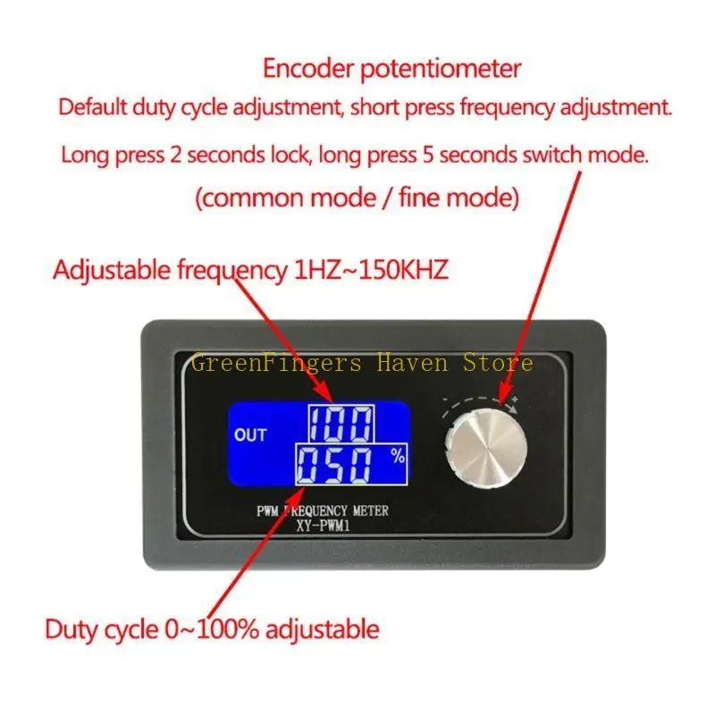 F68D XY-PWM1 Generator Module Adjustable PWM Frequency Duty Cycle Square