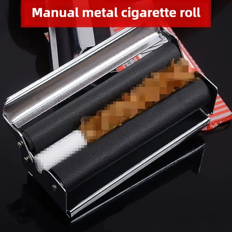

Metal manual cigarette roller portable small cigarette machine home use new model hand-made cigarette machine
