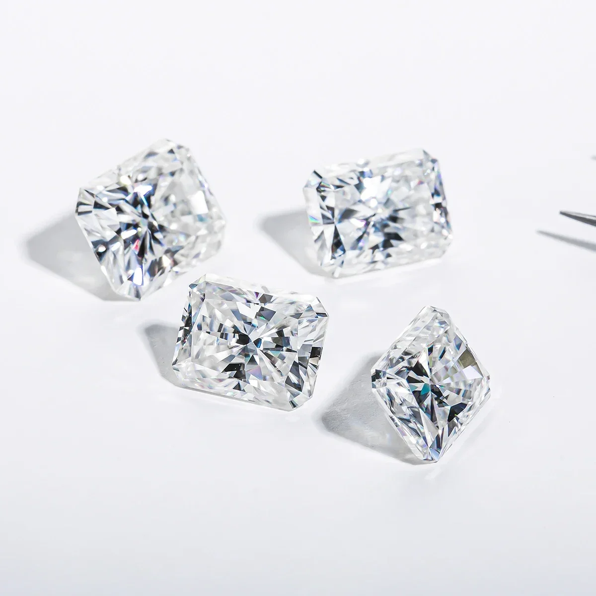 FCGJHW 0.2ct-10ct Radiant Cut Loose Moissanite D Color VVS1 Certificate Factory Store Onlymoss Loose Moissanites Wholesale 2026