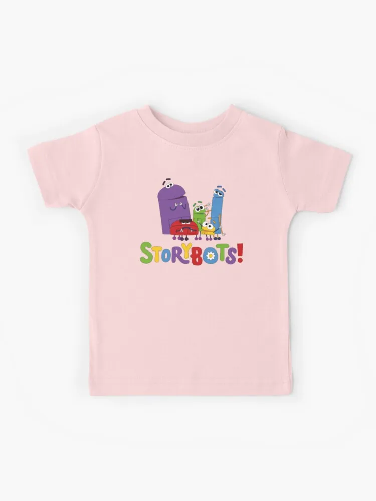 StoryBots Kid Boy Girl T-shirt Cotton Short Sleeve Top Summer Fashion Cartoon Teenager Clothes Fashion Kawaii Tee Anime Child