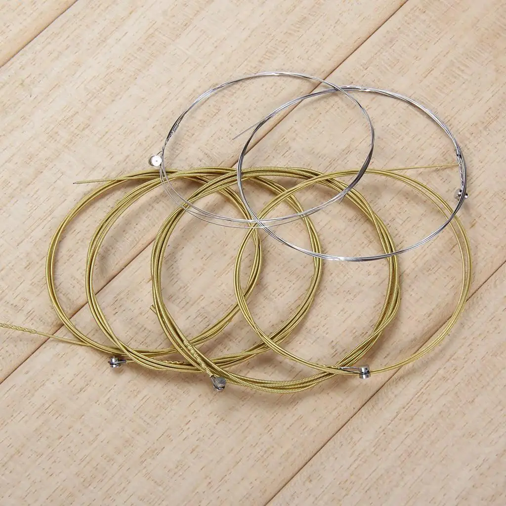 Durable Steel Wire Guitar Strings Replacement Set Acoustic Guitar Parts Guitar Accessory for Music Practice and Live Play