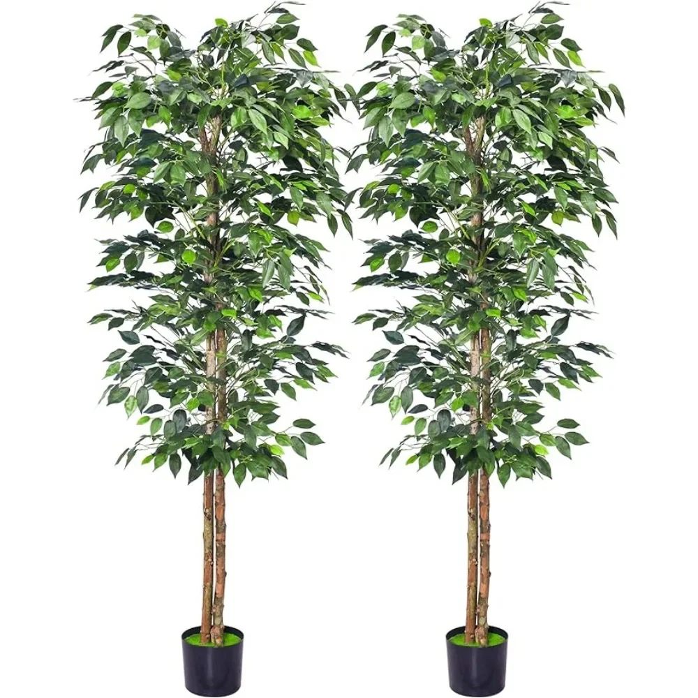 

Faux Ficus Tree With Sturdy Plastic Nursery Pot Artificial Plants Artificial Plants for Home Decor Flower Decoration Garden Fake