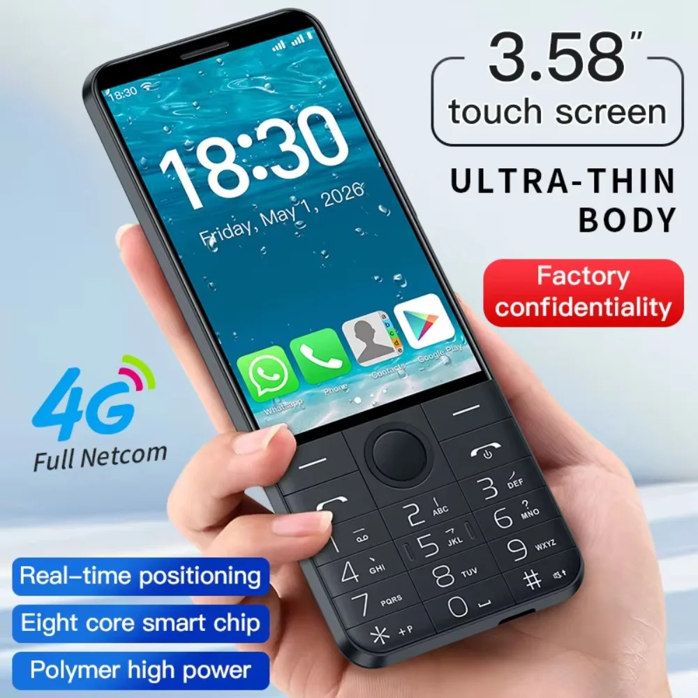 NEW DOOV F27 PRO Touch Screen Dual SIM 3.58 ” Hebrew Keypad Smartphone 16mp Android 14 2120mAh Google Play 4GB+64GB BT Whatsapp