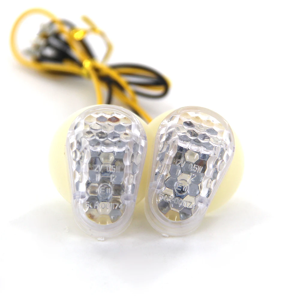 أضواء إشارة انعطاف دراجة نارية ، إضاءة لياماها ، YZF ، R1 ، R6 ، R6S ، R3 ، R6S ، FZ1 ، FZ6 ، FZ8 ، FAZER ، 15 LED ، 1 زوج