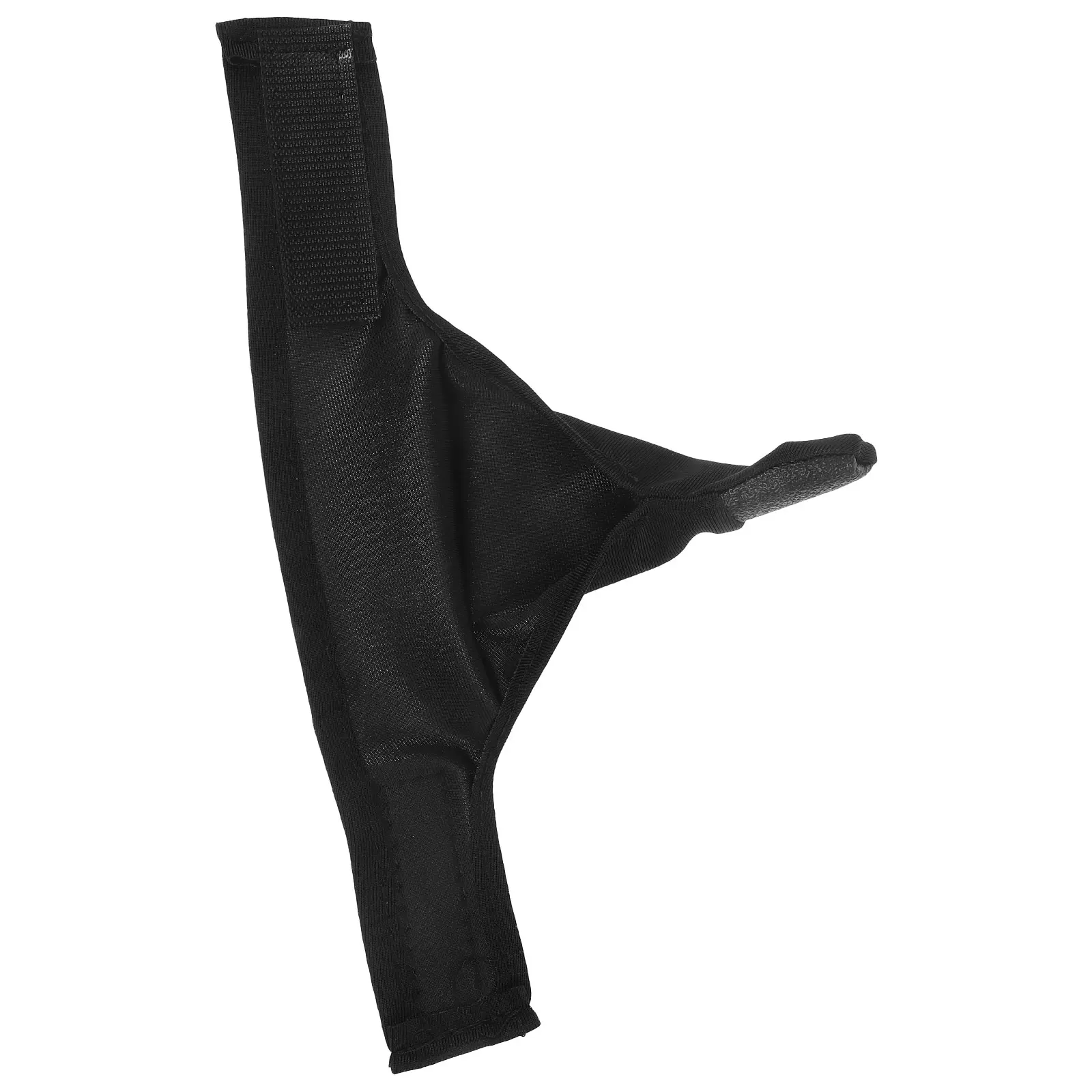 

Bowling Sock Abrasion Resistant Gloves Soft Thumb Cover Lightweight Compact Design Black Right Anti Slipping Finger Guard