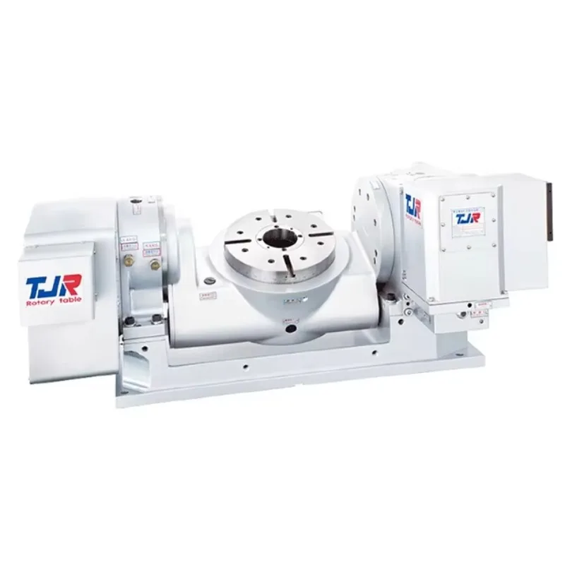 FHR Series Dual-axis Dual-arm Type Hydraulic Brake 5 Axis / 5th Axis CNC Tilting Rotary Table for CNC VMC Machining Center