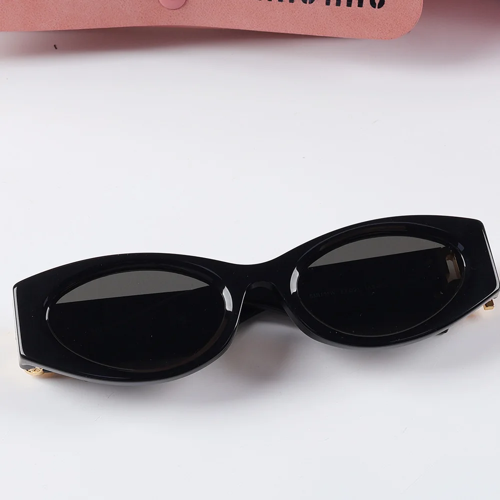 Модные солнцезащитные очки «кошачий глаз» 2024, дизайнерские роскошные солнцезащитные очки унисекс с защитой UV400