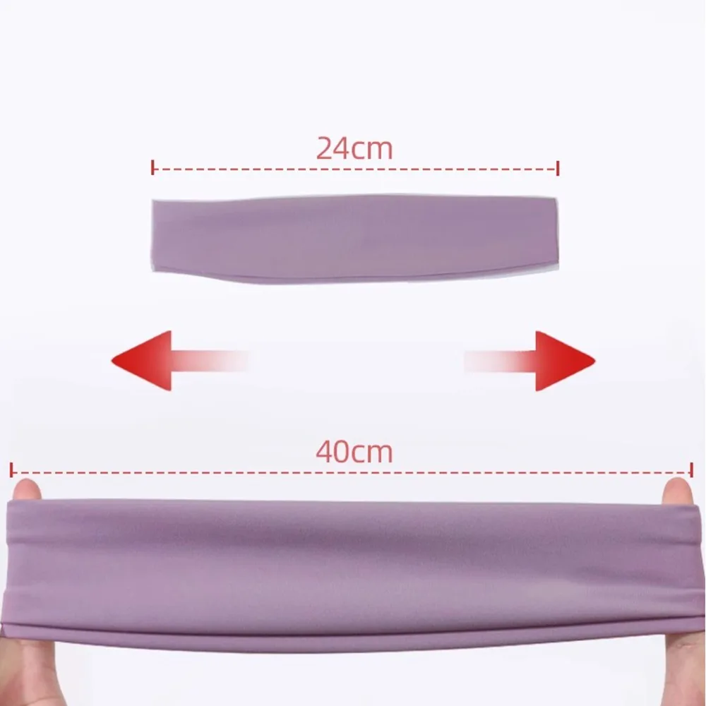 Yoga Headwear Yoga Hair Bands Gifts Ice silk Solid Color Elastic Ribbon Hair Accessories Sports Headbands