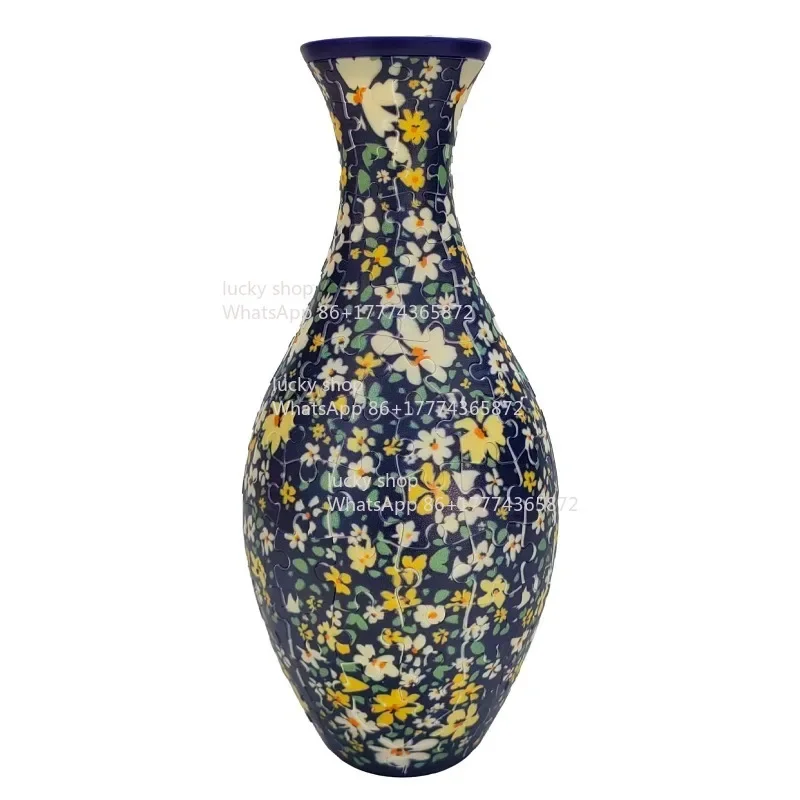 【Lucky Building 】Broken Flowers - A Practical Retro Floral Art Bottle, Hiding Idyllic Life Goods