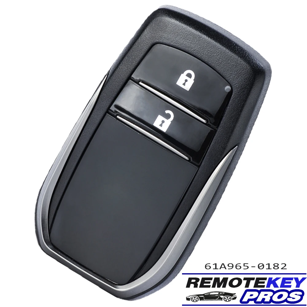 DIYKEY 61A965-0182 312/314.3MHz/433MHz 8A Chip Fob Smart Remote Key Keyless Go for Toyota HILUX INNOVA FORTUNER SW4