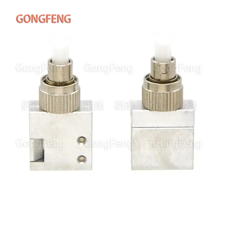 

New Mini Magnet Clamp Bare Fiber Adapter Optical Fiber Connector OTDR Test Flange FC Temporary Connection Coupler Free Shipping