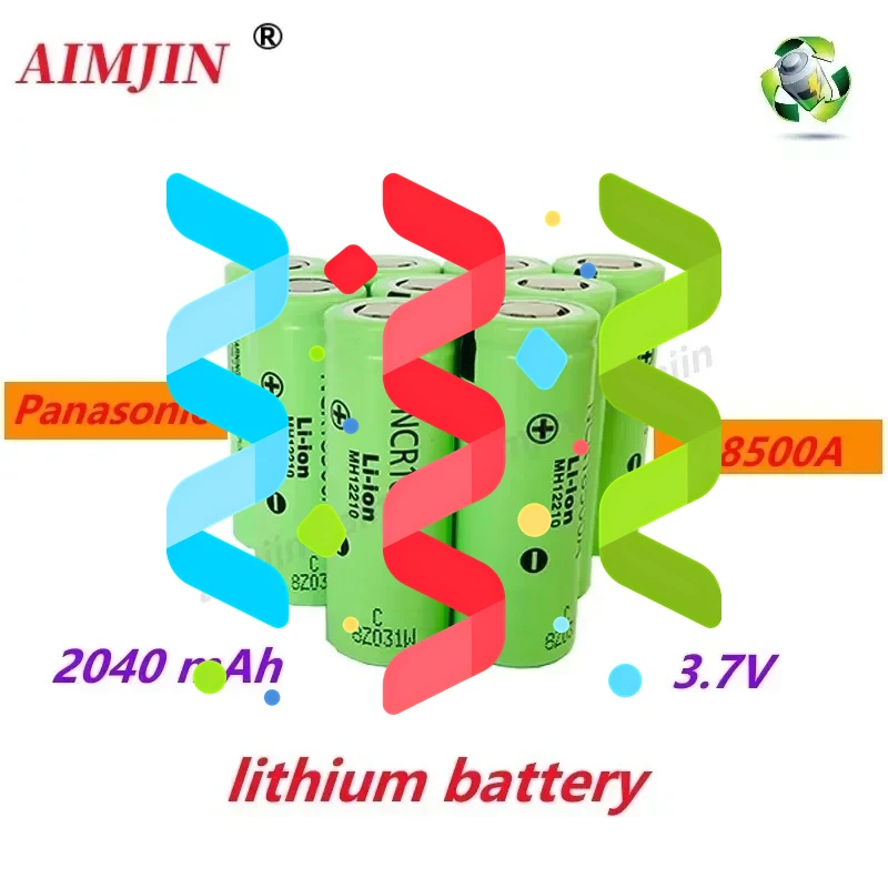 

Newly upgraded 100% Original 3.7V 2040mah Lithium Ion Battery For NCR18500A Toy Torch Flashlight Ect