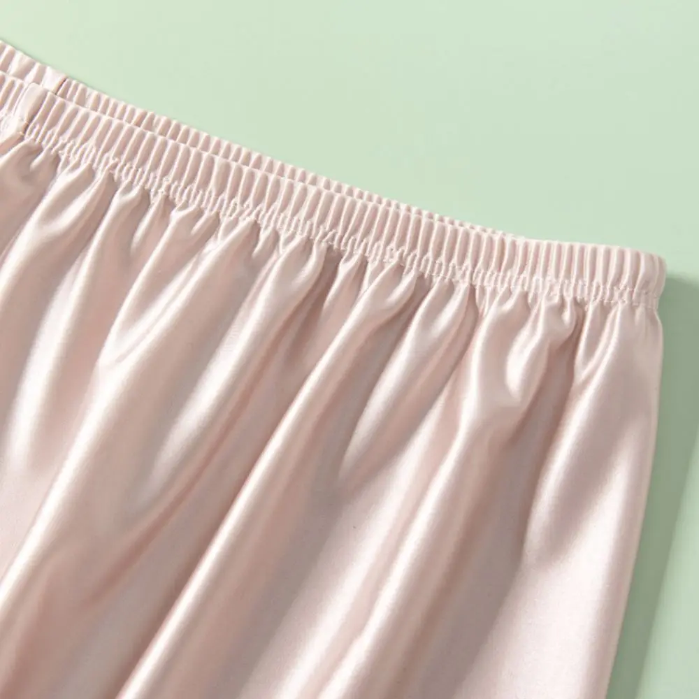 Mode Ijs Zijde Kant Veiligheidsbroek Midden Taille Anti-Glare Naadloze Shorts Losse JK Lolita Zomer Korte Legging Dames