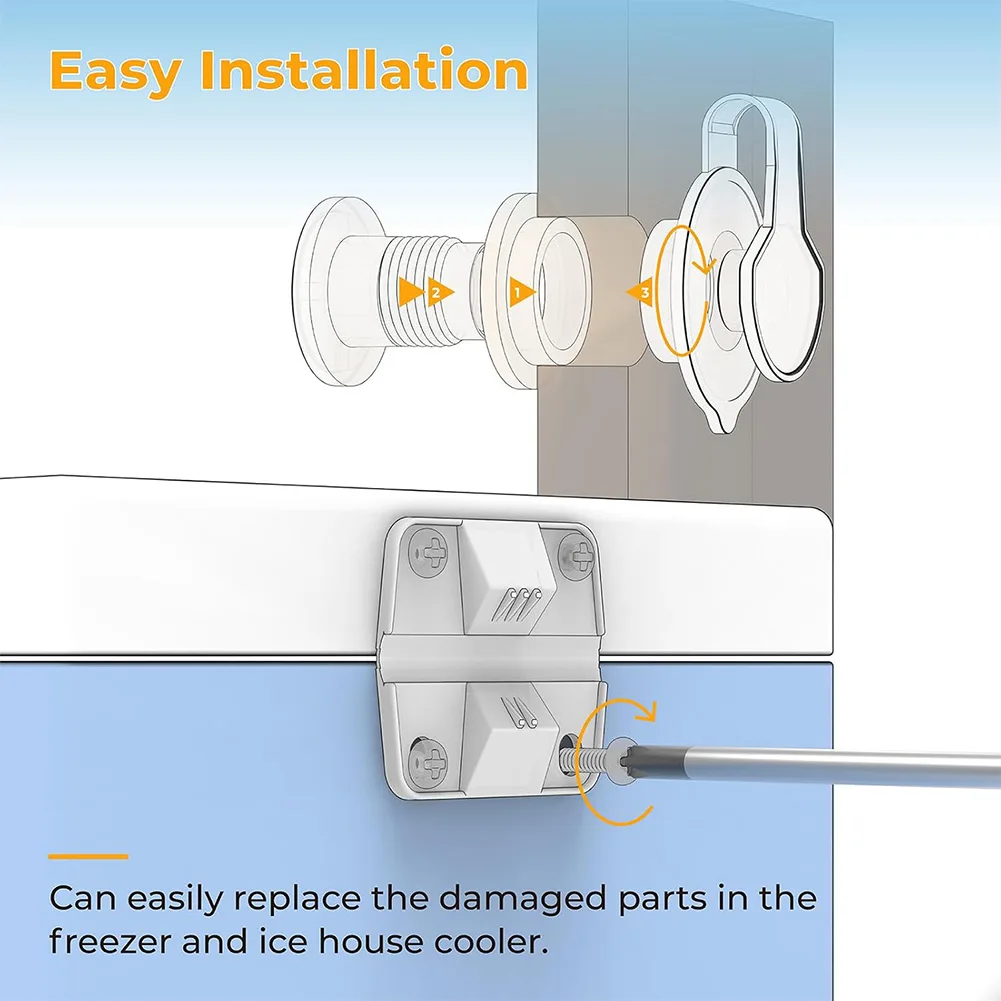 Leak-proof Gasket Drain Cover Kit Camping Essential Cooler Repair Items Quick Swap Repair Complete Replacement Set