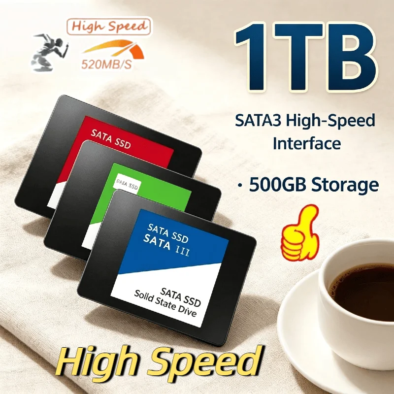 

500GB Ultra Portable External SSD USB 3.0 520MB/s Shockproof Metal Casing Solid State Drive for Laptop PC Hard Disk Pro Mobile