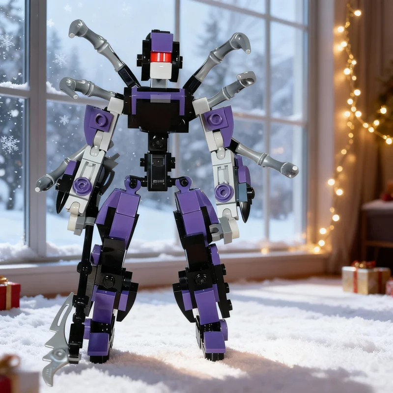 

186pcs MOC Ant Predacon Transformer Figure Model Building Blocks Architecture Toy Assemble DIY Creative Christmas Gift Education